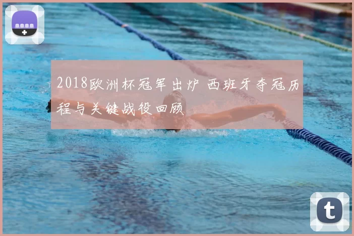 2018欧洲杯冠军出炉 西班牙夺冠历程与关键战役回顾